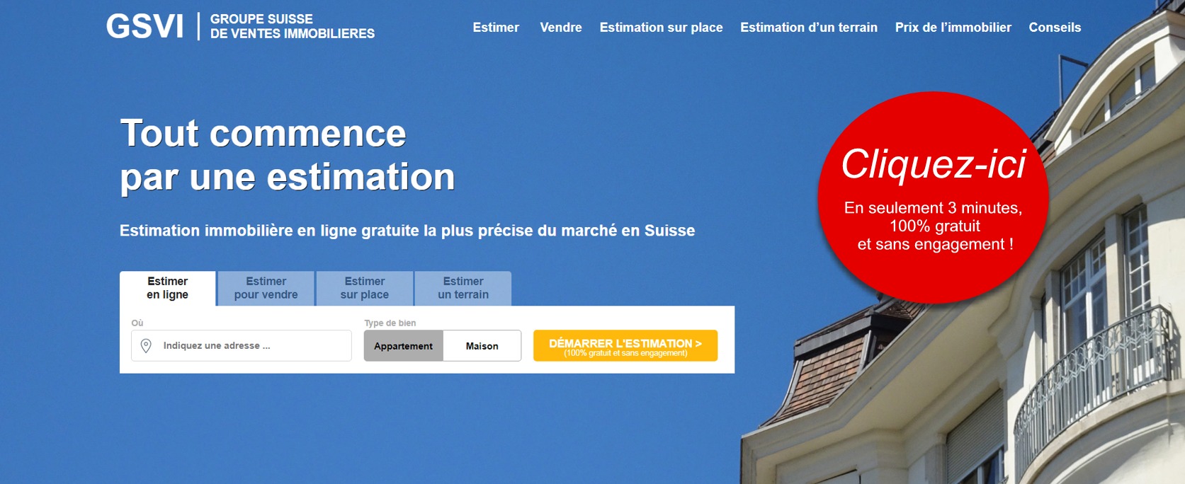 faire estimer bien immobilier suisse