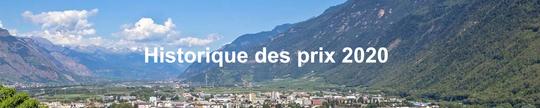 evolution prix m2 immobilier valais 2020