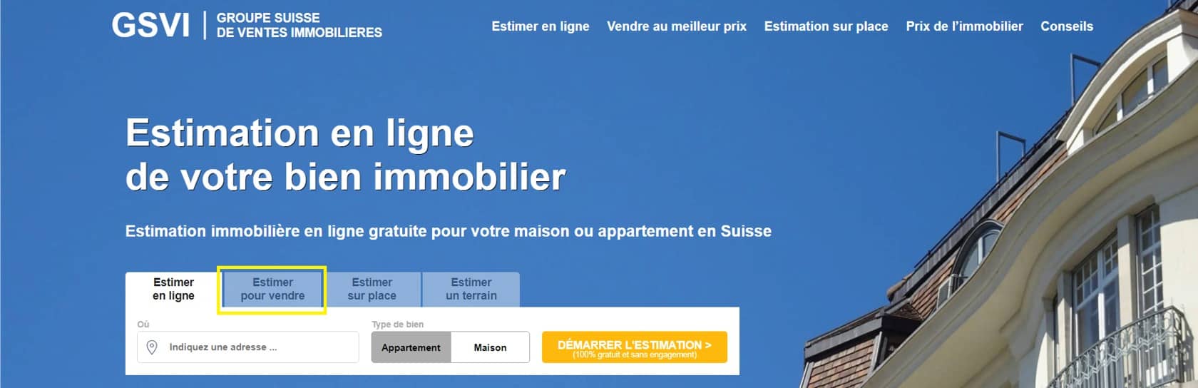 quel est le meilleur site pour vendre sa maison suisse